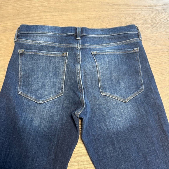 Banana Republic Dark Wash Denim Skinny Jeans Sz 30 Classic Y2K Quiet Luxury - Picture 8 of 9